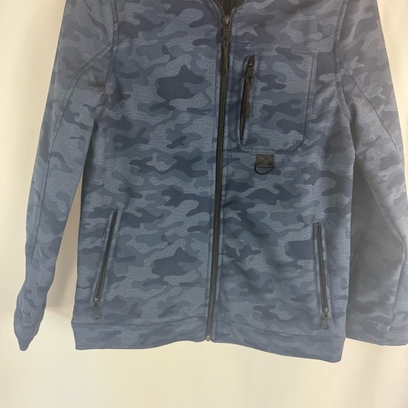 NWT Urban Republic Camo Fleece Lined Jacket Boy's Size L Pockets Zip Front - Picture 3 of 11